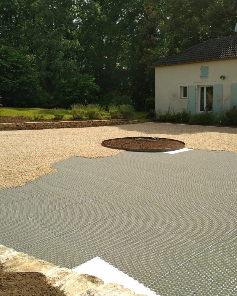 Stabilisateur de gravier (Nid d'abeille (3)
